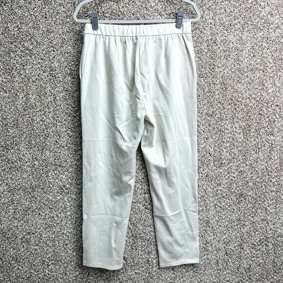 Eileen Fisher Pants Women’s Small Bone White Flex Tencel Ponte Slouchy Ankle NWT - Picture 6 of 8